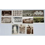 Australia Test team and player postcards 1905-1948. Six mono postcards (four real photographs) of