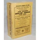 Wisden Cricketers' Almanack 1933. 70th edition. Original paper wrappers. Light wear to spine paper