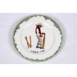 'I wasn't Ready'. A Royal Doulton 'Black Boy' bone china plate, entitled 'I wasn't ready' printed