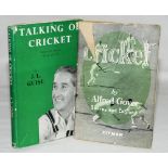 John Arlott. 'Cricket'. Alfred Gover. London 1949. Dedication in ink to front endpaper, 'To John,