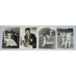 Australia tour to England 1968. Four original mono press photographs featuring Australians on the