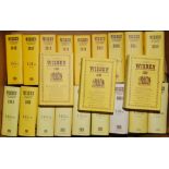 Wisden Cricketers' Almanack 1998 to 2018. Original hardback editions with dustwrapper. Some light