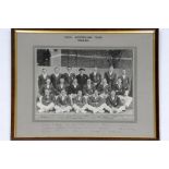 M.C.C. tour of Australia 1924/1925. Large official mono photograph of the M.C.C. team who toured