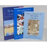 Sussex histories. 'Sussex Martlets C.C. 1905-2016. A Miscellany', Peter Hartland 2017. Limited