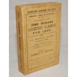 Wisden Cricketers' Almanack 1895. 32nd edition. Original paper wrappers. Replacement spine paper.