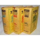 Wisden Cricketers' Almanack 1965, 1966 and 1967. Original hardbacks with dustwrapper. Some