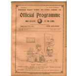 Tottenham Hotspur v Croydon Common, v Tunbridge Wells and v Brighton. Season 1910-1911. South