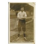 Vivian John Woodward. Tottenham Hotspur 1901-1909. Early sepia real photograph postcard of Woodward,
