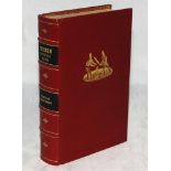 'Wisden Anthology 1864-1900'. Edited by Benny Green 1970. Bound in red leather, gilt to front and