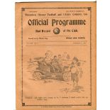 Tottenham Hotspur v Preston North End. English League Division 1. Season 1910-1911. Original