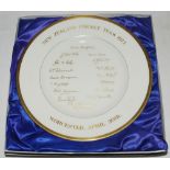 New Zealand 1973. Royal Worcester bone china plate produced by the factory to commemorate the New