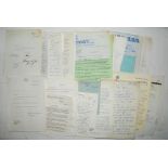 David Paul Hughes. Lancashire & Tasmania 1967-1991. A good selection of correspondence and