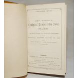 Wisden Cricketers' Almanack 1881. 18th edition. Bound in yellow/brown boards, lacking original paper