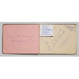 Cricket and sporting autographs 1951-1956. Autograph album comprising over one hundred autographs