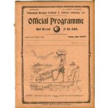 Tottenham Hotspur v Chelsea, v Swindon and v Croydon Common. Season 1912-1913. South Eastern League.