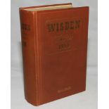 Wisden Cricketers' Almanack 1958. Original hardback. Slight dulling to gilt titles otherwise in good