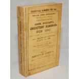 Wisden Cricketers' Almanack 1897. 34th edition. Original paper wrappers. Replacement spine paper.