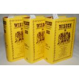 Wisden Cricketer's Almanack 1988, 1989 and 1990. Original hardbacks with original and replacement