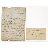 Reg Williams. Chelsea F.C. One page handwritten letter from Williams, to Derek, regarding his