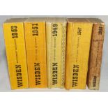 Wisden Cricketers' Almanack 1946, 1947, 1949, 1951 and 1953. Original paper covers. The 1946 edition