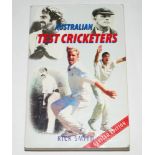 'Australian Test Cricketers'. Rick Smith. Revised edition, Sydney 2000. Original softback signed