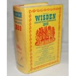 Wisden Cricketers' Almanack 1969. Original hardback with dustwrapper. Some marks to dustwrapper