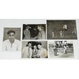 India tour to Australia 1947/48. Three original mono press photographs from the 1947/48 tour. Images