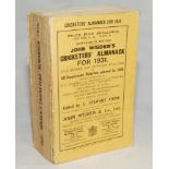 Wisden Cricketers' Almanack 1931. 68th edition. Original paper wrappers. Minor wear otherwise in
