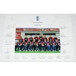 England T20 Squad v Pakistan 2012. Official colour photograph with printed title and players' names.