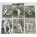 England v Australia 1948. Six original mono press photographs from the 1948 Ashes series. Images are