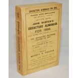 Wisden Cricketers' Almanack 1898. 35th edition. Original paper wrappers with replacement spine