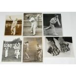 Cricket in Australia 1938/39. Six original mono press photographs including Ernie McCormick in