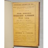 Wisden Cricketers' Almanack 1919. 56th edition. Bound in dark brown boards, with original