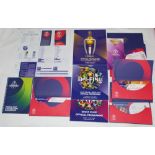 Cricket World Cup England and Wales 2019. A good selection of official programmes, tickets,