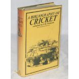 'A Bibliography of Cricket'. E.W. Padwick. London 1977. First Edition with good dustwrapper. Only