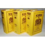 Wisden Cricketer's Almanack 1984, 1985 and 1986. Original hardbacks with replacement dustwrappers,