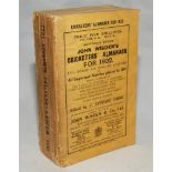 Wisden Cricketers' Almanack 1932. 69th edition. Original paper wrappers. Some wear and small loss to