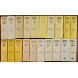 Wisden Cricketers' Almanack 1980 to 1994, 2000 to 2012. Original paper covers. Minor fading to the