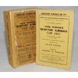 Wisden Cricketers' Almanack 1917. 54th edition. Original paper wrappers. Some wear to spine paper