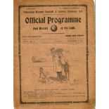 Tottenham Hotspur v Newcastle United. English League Division 1. Season 1912-1913. Original