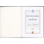 'Sir Colin Cowdrey'. Richard Walsh. Somerset 1995. Limited edition no. 13/50. Signed to title page