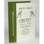 Nikky Baker. 'The Great Match of Cricket. All England v Hampshire at Canterbury 1772'. 'Described