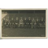 Tottenham Hotspur c1919/20. Similar mono real photograph postcard of members of the team and