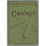 'Cricket'. Hon. and Rev. E. Lyttleton. The All England Series, George Bell & Sons, London 1890.