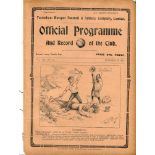 Tottenham Hotspur v Swindon, v Queens Park Rangers and v West Ham United. Season 1914-1915. South