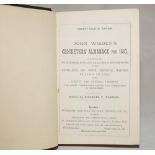 Wisden Cricketers' Almanack 1887. 24th edition. Bound in dark green boards, lacking original paper