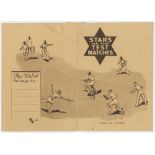 England tour to Australia 1936/37. 'Stars of the Test Matches'. Original paper wallet with printed