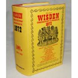Wisden Cricketers' Almanack 1972. Original hardback with dustwrapper. Good/very good condition -