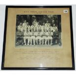 M.C.C. tour of South Africa 1938/39. Large and impressive official black and white photograph of the