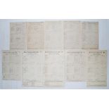 Surrey C.C.C. scorecards 1921-1939. A good selection of official 'home' scorecards for matches